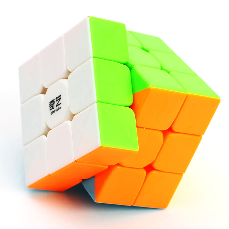 奇艺勇士w三阶魔方实色免贴奇艺魔方当前热销